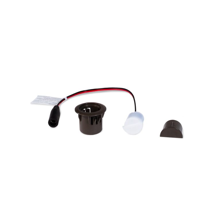 Recessed Riser Light (ACT) w/ 2-Way Splitter - Glossy Bronze