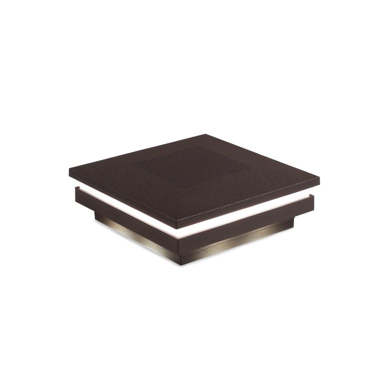 Sq. Ornamental Low Voltage Combo Post Cap (ACT) & 2-Way Splitter