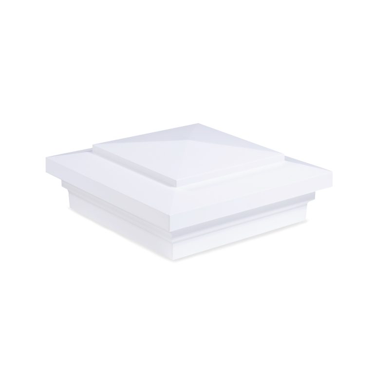 Sq. Cape May Downward Low Voltage Light Post Cap (ACT) & 2-Way Splitter