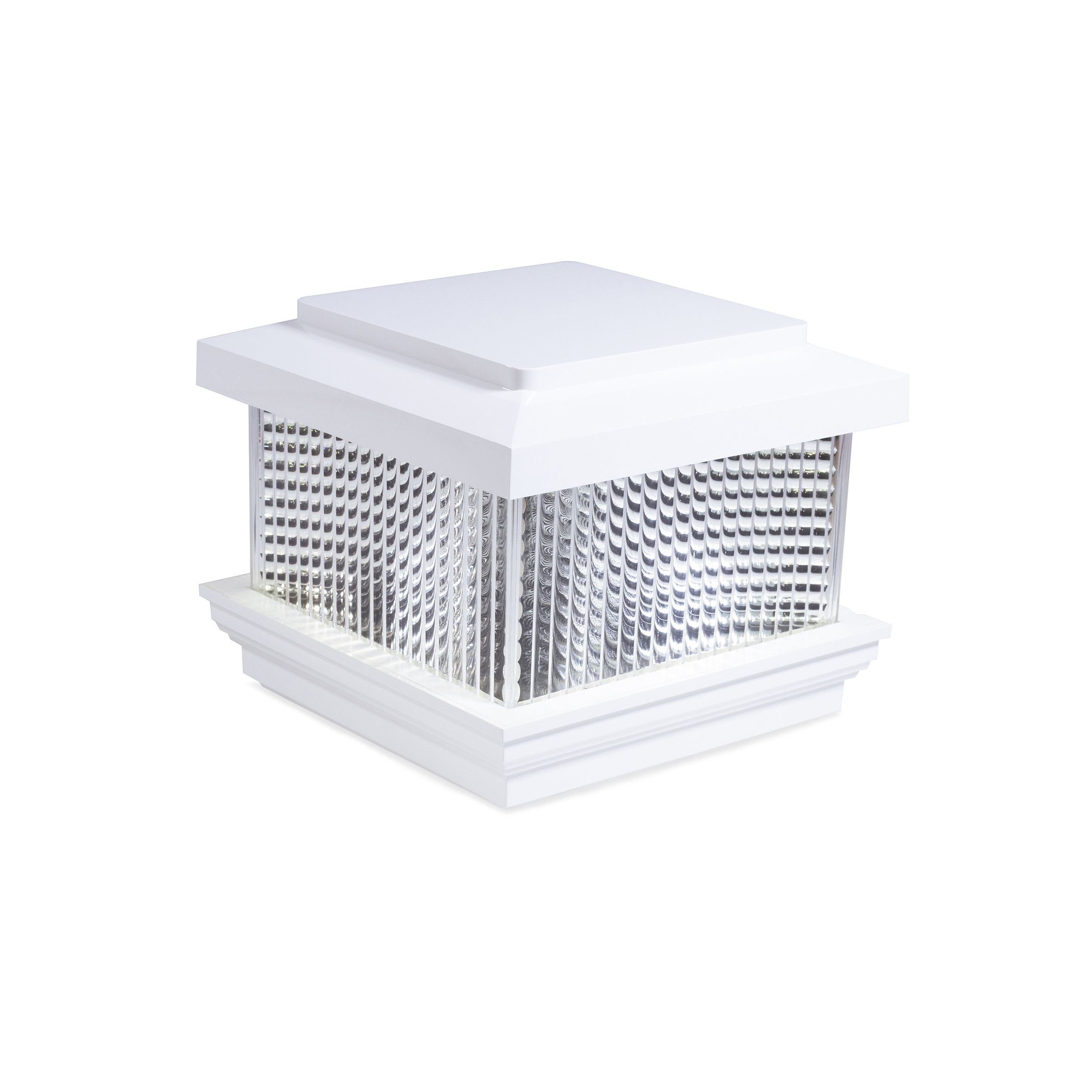 Sq. Galaxy Low Voltage Light Post Cap (ACT) & 2-Way Splitter