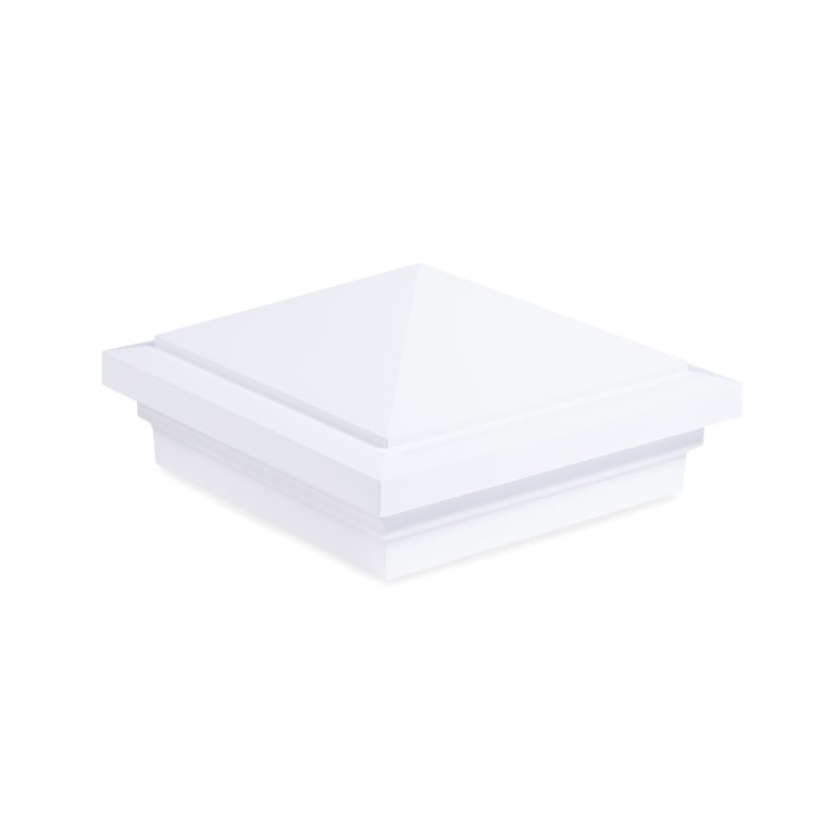 Sq. Haven Downward Low Voltage Light Post Cap (ACT) & 2-Way Splitter