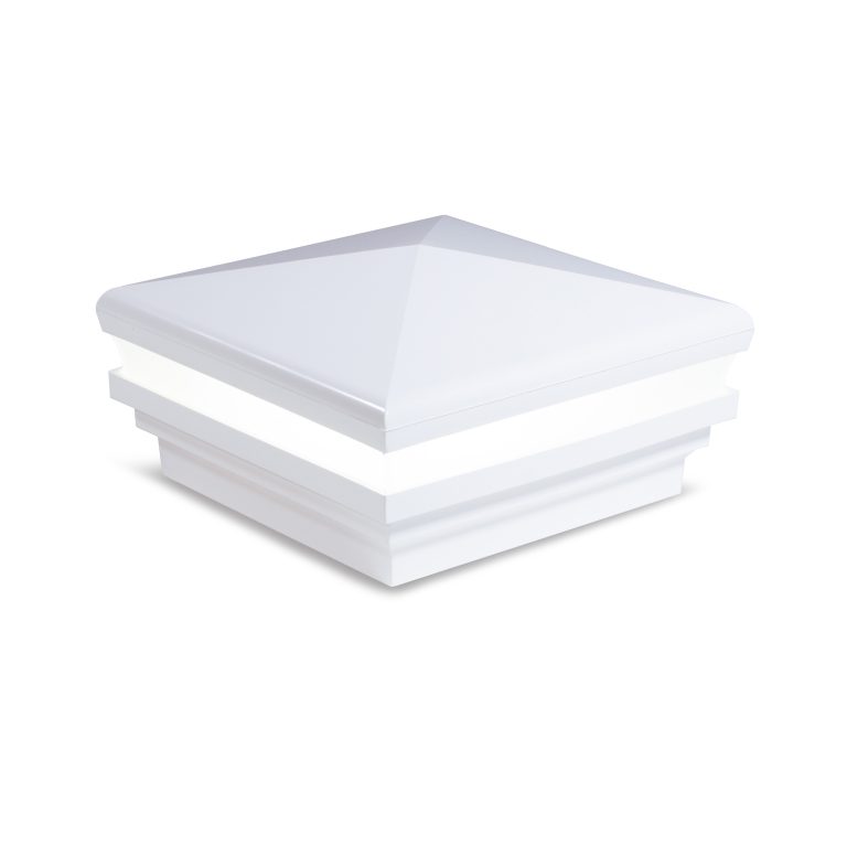 Sq. Neptune Halo Low Voltage Light Post Cap (ACT) & 2-Way Splitter