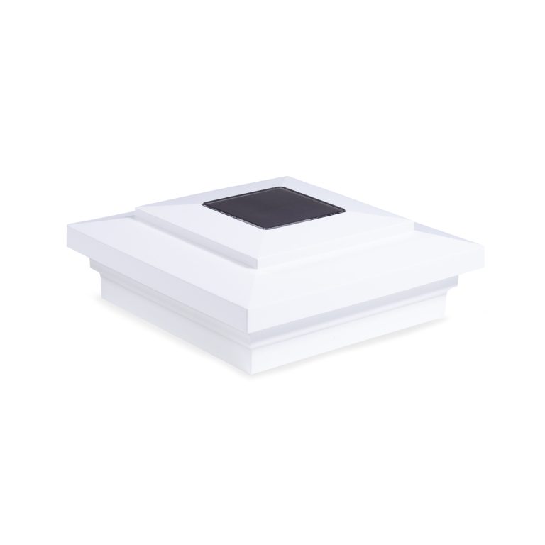 Sq. Cape May Downward Solar Light Post Cap