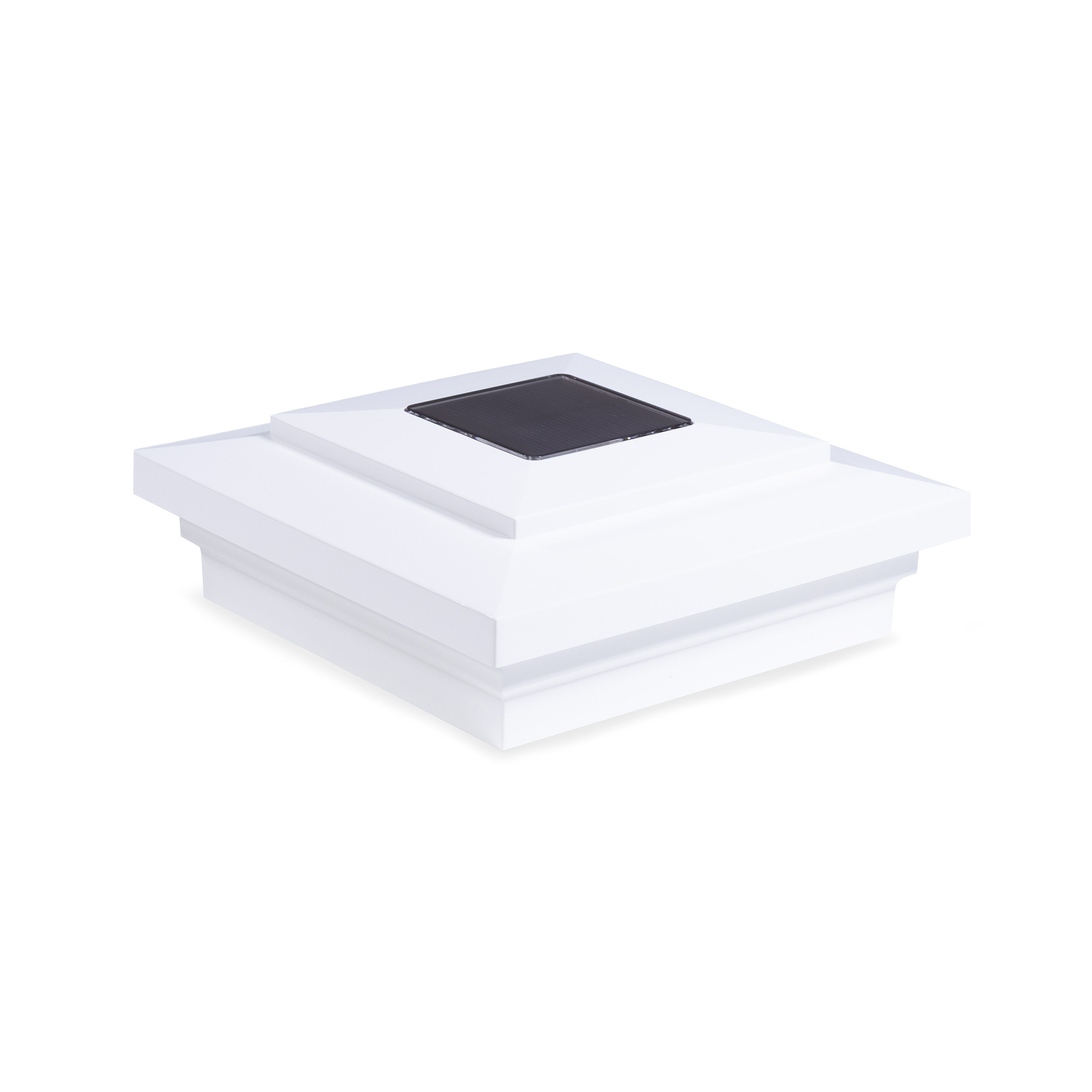 Sq. Cape May Downward Solar Light Post Cap