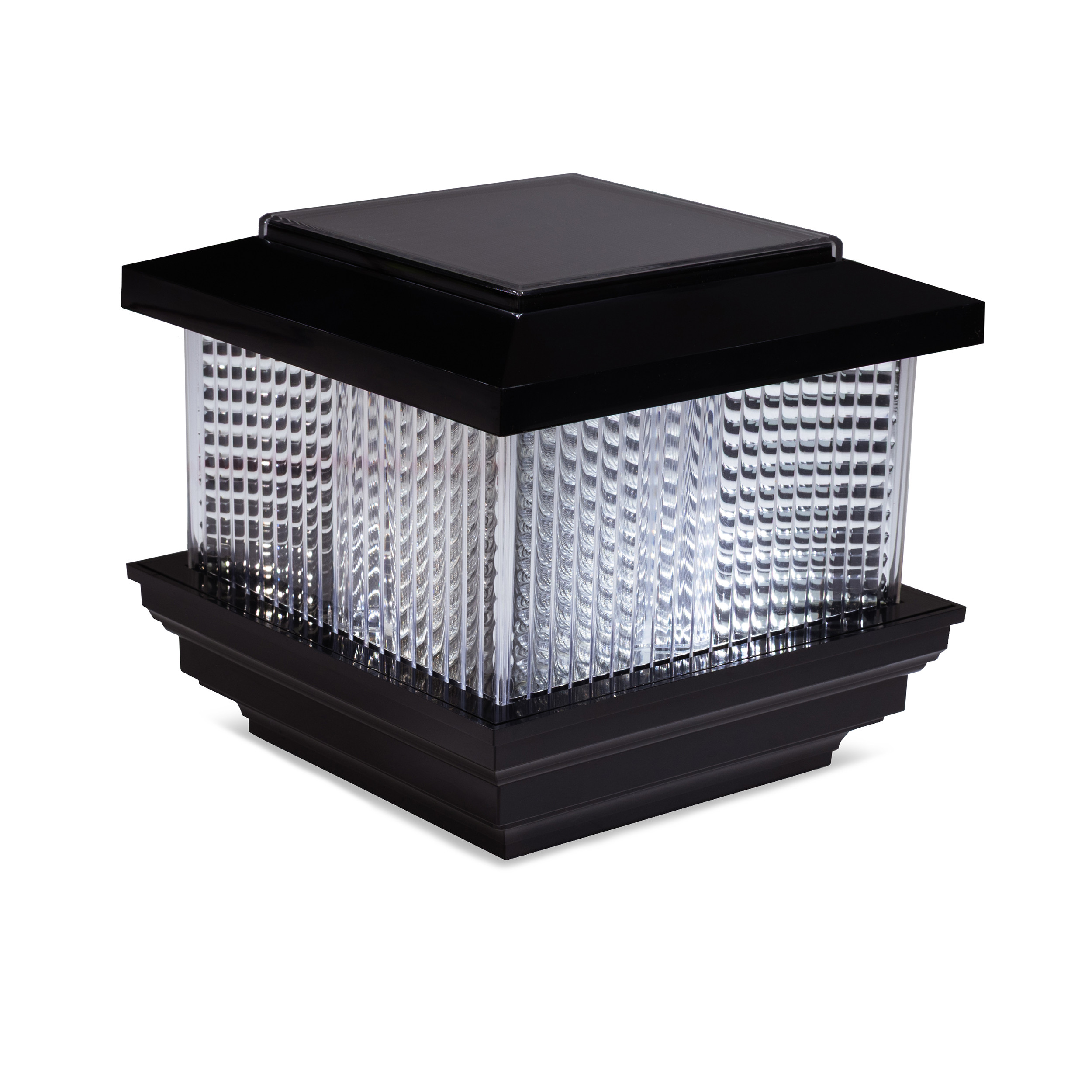 Sq. Galaxy Solar Light Post Cap