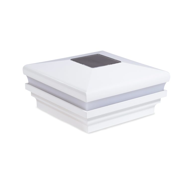 Sq. Neptune Halo Solar Light Post Cap