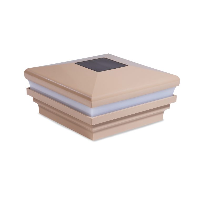 Sq. Neptune Halo Solar Light Post Cap - Rope Swing